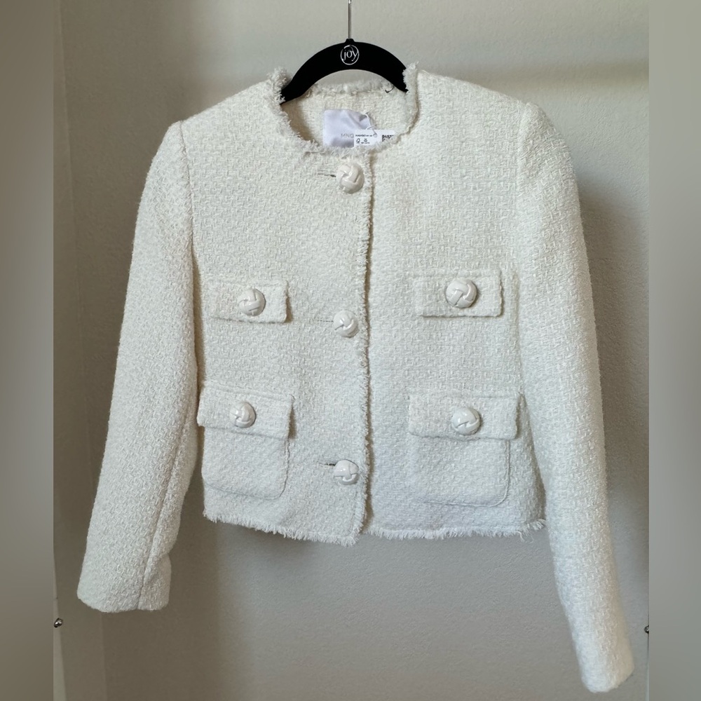 MANGO XS tweed lady jacket